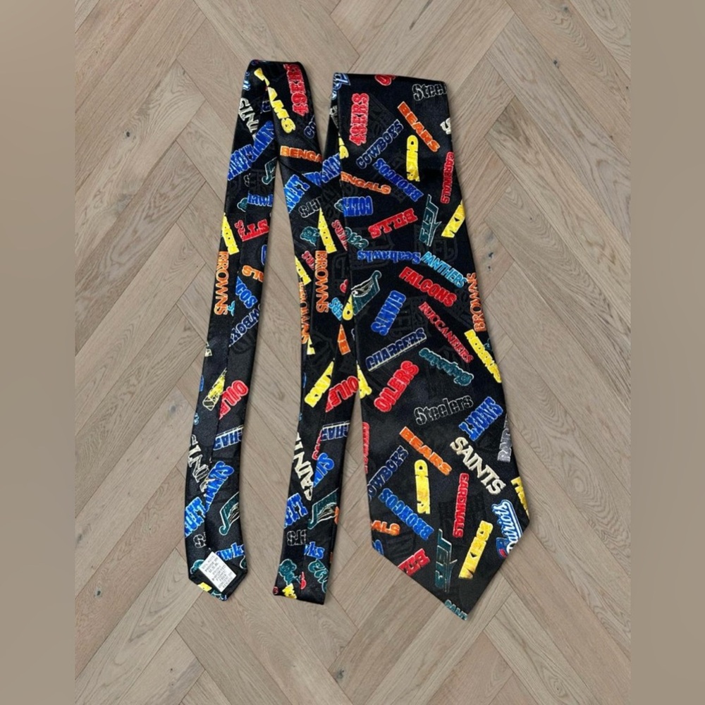 Colorful NFL Team Logo Tie
